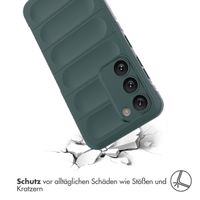 imoshion EasyGrip Back Cover für das Samsung Galaxy S23 Plus - Dunkelgrün