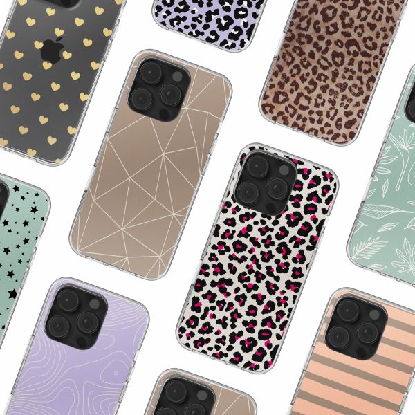 imoshion Design Hülle Apple iPhone 16 Pro - Graphic Lines Beige