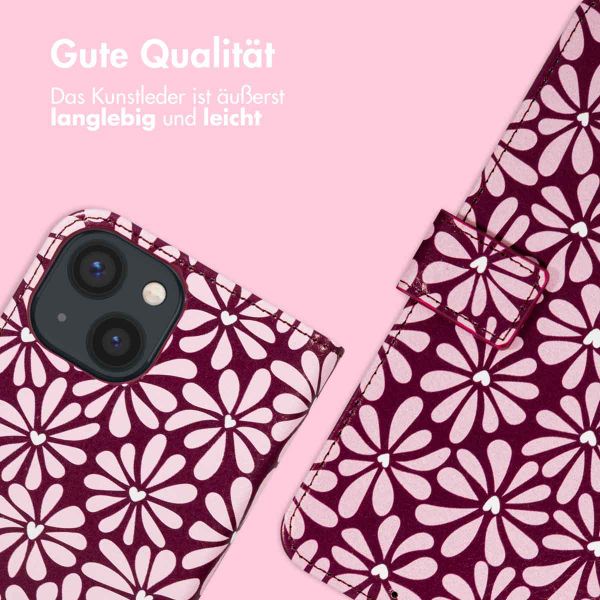 imoshion Design Klapphülle Apple iPhone 15 - Bloom Love Blush