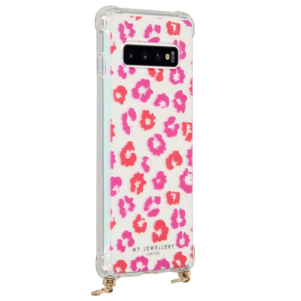 My Jewellery Design Soft Case Kordelhülle Samsung Galaxy S10 - Leopard