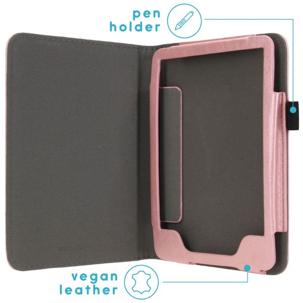 imoshion Vegan Leather Klapphülle Amazon Kindle (2024) / Amazon Kindle (2022) 11th gen - Rosé gold