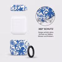 Burga Hardcase Hülle  Apple AirPods 1 / 2 - Nera