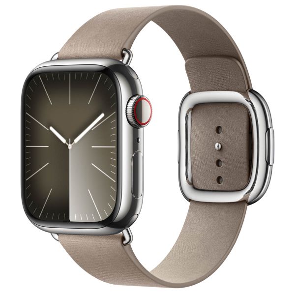 Apple Modern Buckle FineWoven für die Apple Watch Series 1 bis 9 / SE (38/40/41 mm) | Series 10 (42 mm) - Größe M - Tan