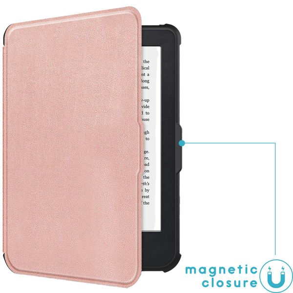 imoshion Slim Soft Case Klapphülle Kobo Clara 2E / Tolino Shine 4 - Rosé gold