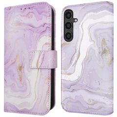 imoshion Design Klapphülle für das Samsung Galaxy S23 FE - Purple Marble