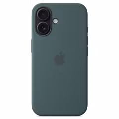 Apple Silikon-Case MagSafe für das Apple iPhone 16 - Lake Green