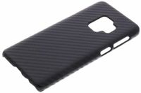 Carbon Look Hardcase-Hülle Schwarz für Samsung Galaxy S9