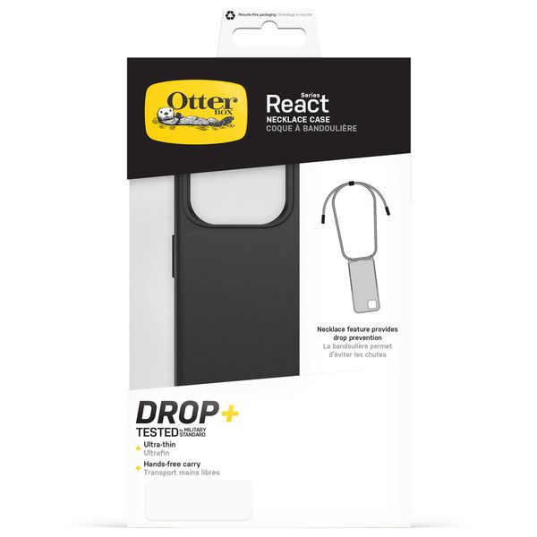 OtterBox React Necklace MagSafe für das iPhone 15 Pro - Schwarz