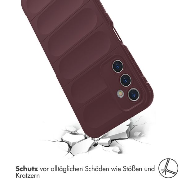 imoshion EasyGrip Back Cover für das Samsung Galaxy A14 (5G/4G) - Aubergine