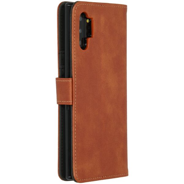 imoshion Luxuriöse Klapphülle Samsung Galaxy Note 10 Plus - Braun