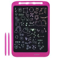 imoshion LCD-Zeichentablett für Kinder - Mit Farbbildschirm und 2 Stiften - Hot Pink