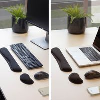 imoshion Ergonomische Handgelenkstütze – für Tastatur und Maus – Schwarz