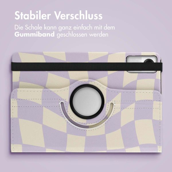 imoshion 360° drehbare Design Klapphülle Xiaomi Redmi Pad SE - Dancing Cubes