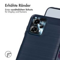 imoshion Brushed Back Cover für das Motorola Moto G13 / G23 - Dunkelblau