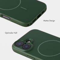 Accezz Grip Backcover mit MagSafe Apple iPhone 16 - Dunkelgrün