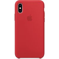 Apple Silikon-Case Rot für das Apple iPhone Xs / X