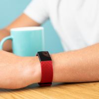 imoshion Silikonband für die Fitbit Charge 3 / 4 - Rot