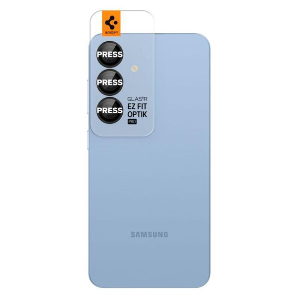 Spigen Glas.tR EZFit Optik Linsen Protektor 2er-Pack für das Samsung Galaxy S25