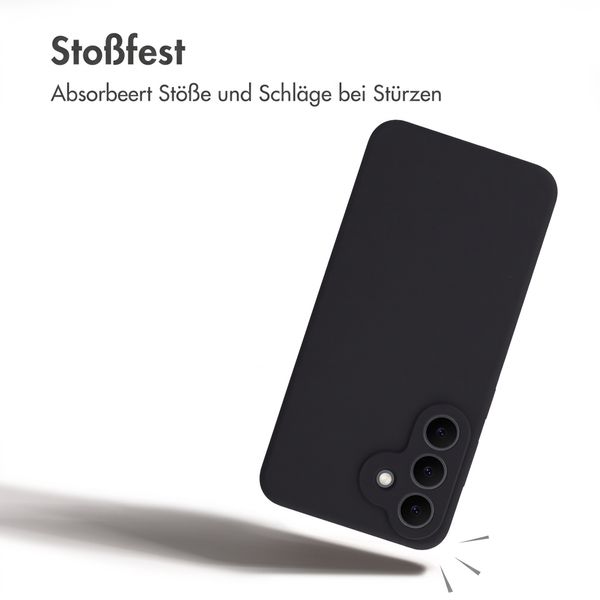 Accezz Liquid Silikoncase mit MagSafe Samsung Galaxy S26 FE - Schwarz
