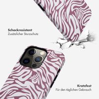 Selencia Vivid Tough Back Cover für das iPhone 13 Pro - Trippy Swirl Dark Rose