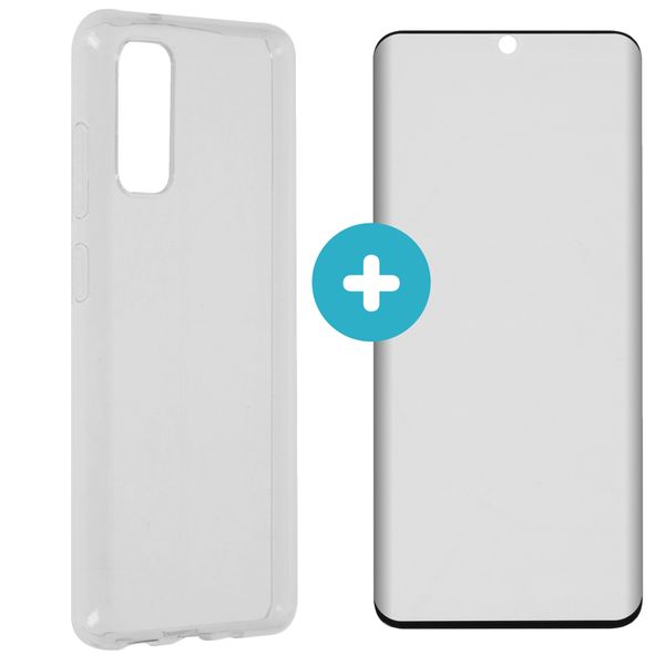 imoshion Softcase Backcover + Premium Screen Protector Galaxy S20