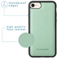 imoshion Luxuriöse Portemonnaie-Klapphülle iPhone SE (2022 / 2020) 8 / 7 - Grün