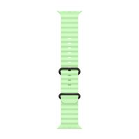 Apple Ocean Armand für das  Apple Watch Series 1 t/m 11 / SE / Ultra (44/45/46/49 mm) - Neon / Green Black Titanium