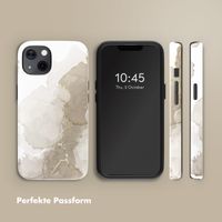 Selencia Vivid Rückabdeckung mit MagSafe Apple iPhone 13 - Marble Light Brown