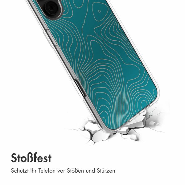 imoshion Design Hülle Apple iPhone 16 - Topo Turquoise