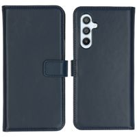 Selencia Echtleder Klapphülle Samsung Galaxy A54 (5G) - Blau