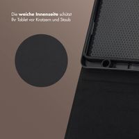 Selencia Riva Klapphülle Samsung Galaxy Tab A9 Plus - Schwarz