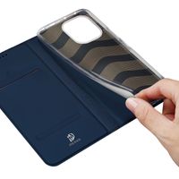 Dux Ducis Slim TPU Klapphülle für das Xiaomi Redmi Note 14 (4G) - Dunkelblau