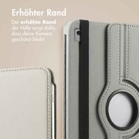 imoshion 360° drehbare Klapphülle Apple iPad 9 (2021) 10.2 Zoll / iPad 8 (2020) 10.2 Zoll / iPad 7 (2019) 10.2 Zoll - Grau