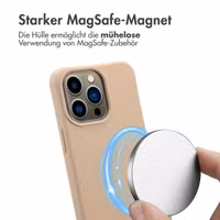 imoshion Color Backcover mit abnehmbarem Handykette und MagSafe Apple iPhone 13 Pro - Nude