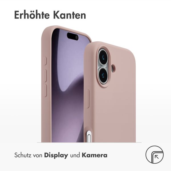 Accezz Liquid Silikoncase mit MagSafe Apple iPhone 17 - Rosa