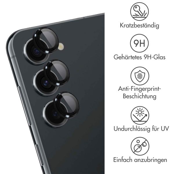 imoshion ﻿2er-Pack Objektivschutz für Kamera für das Samsung Galaxy S23 / S23 Plus - Schwarz