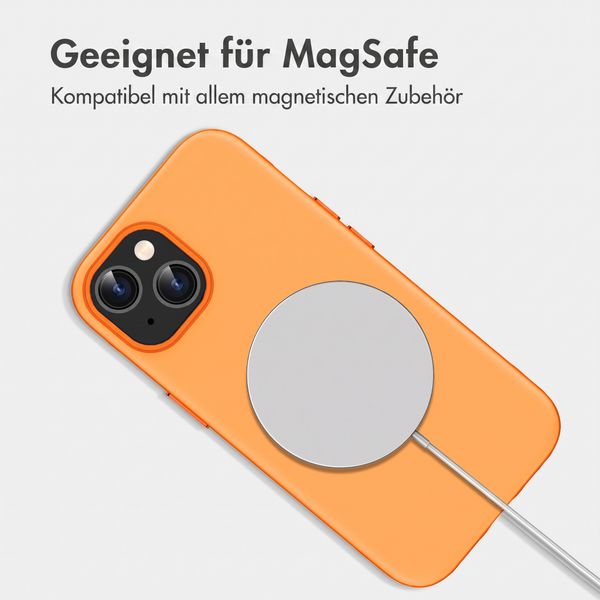 imoshion Color Backcover mit Thin MagSafe Ring Apple iPhone 15 - Orange