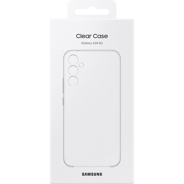 Samsung Original Silicone Clear Cover für das Samsung Galaxy A34 (5G) - Transparent