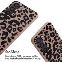 imoshion Silikonhülle design mit Band für das Samsung Galaxy S23 - Animal Pink