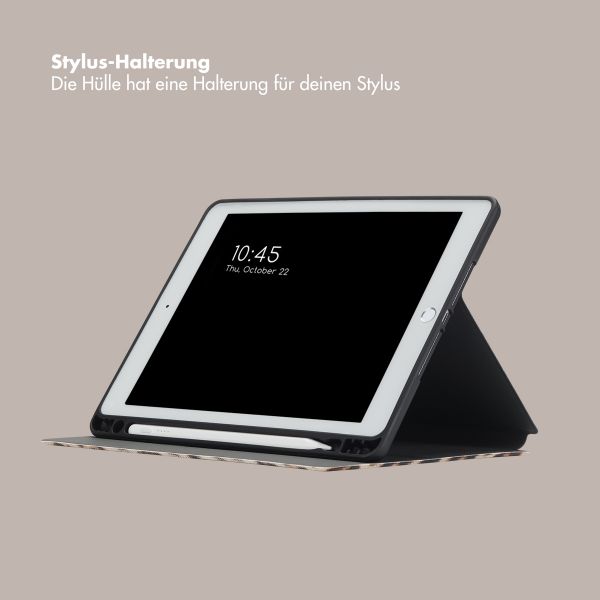 Selencia Vivid Klapphülle Apple iPad 6 (2018) 9.7 Zoll / iPad 5 (2017) 9.7 Zoll - Wild Leo