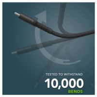 dbramante1928 Re-charge USB-C-zu-USB-C-Ladekabel 100 W - 3 Meter - Schwarz