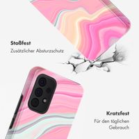 Selencia Vivid Tough Back Cover für das Samsung Galaxy A53 - Pastel Lipstick Marble