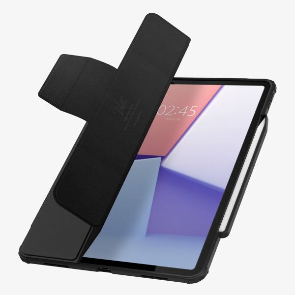 Spigen Klapphülle Ultra Hybrid Pro Apple iPad Air 13 Zoll (2025) M3 / (2024) M2 - Black