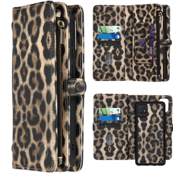 imoshion 2-1 Wallet Klapphülle für das Samsung Galaxy A51 - Leopard