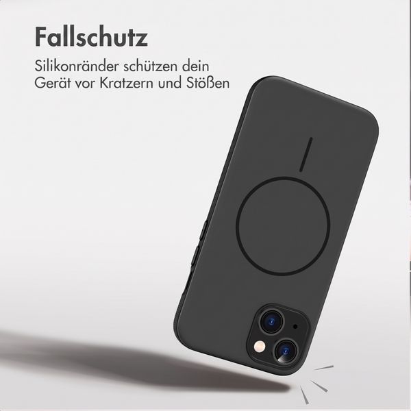 imoshion Color Backcover mit Thin MagSafe Ring Apple iPhone 14 / 13 - Schwarz