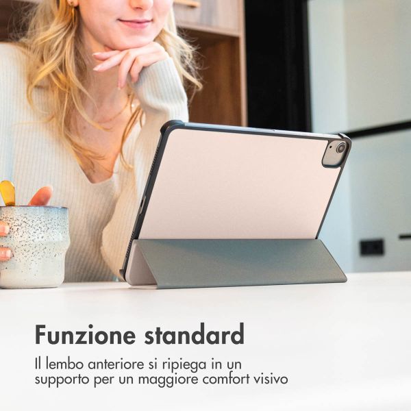 imoshion Trifold Klapphülle Apple iPad 11 (2025) 11 Zoll A16 / iPad 10 (2022) 10.9 Zoll - Beige