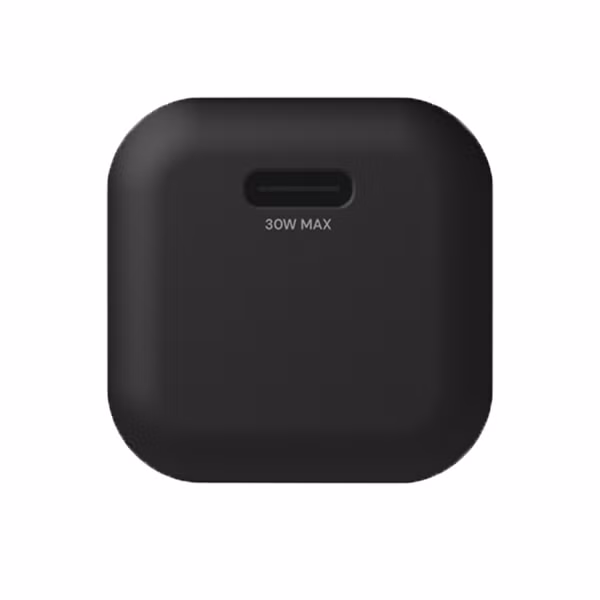 Fairphone USB-C-Schnellladegerät 30 W – GaN-Ladegerät – Schwarz