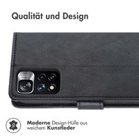 imoshion Luxuriöse Klapphülle Xiaomi Redmi Note 11 Pro - Schwarz