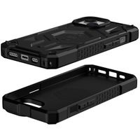 UAG Monarch Backcover MagSafe für das iPhone 14 - Carbon Fiber