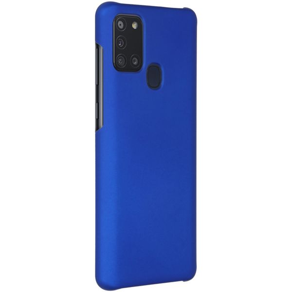 Unifarbene Hardcase-Hülle Samsung Galaxy A21s - Blau